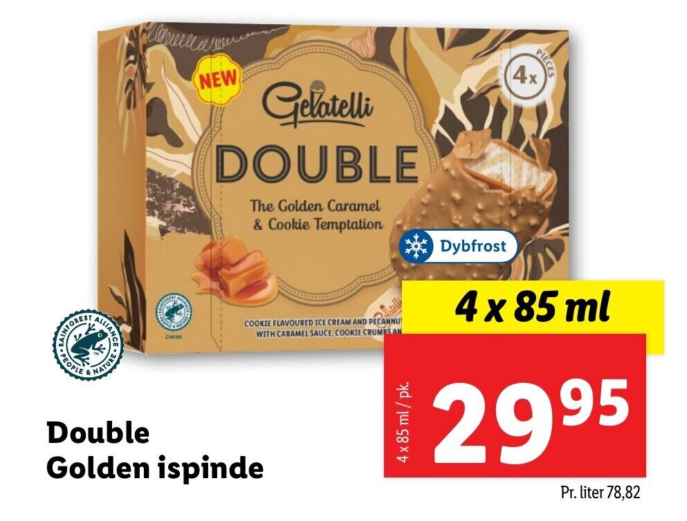 Lidl Double Golden ispinde tilbud