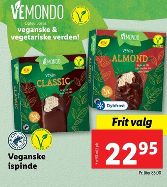 Lidl Veganske ispinde tilbud