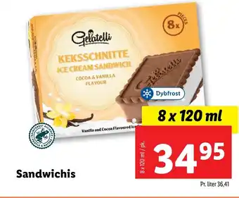 Lidl Gelatelli Sandwichis tilbud