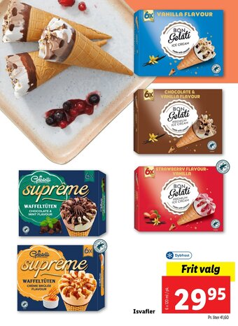Lidl Isvafler tilbud