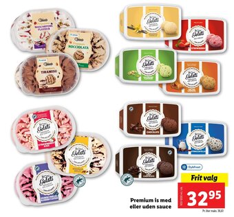 Lidl Premium is med eller uden sauce tilbud