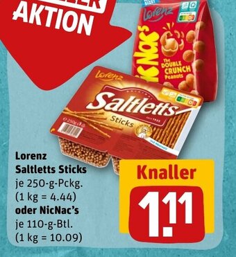 REWE DE Lorenz Saltletts Sticks tilbud