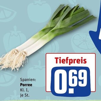 Spanien: Porree