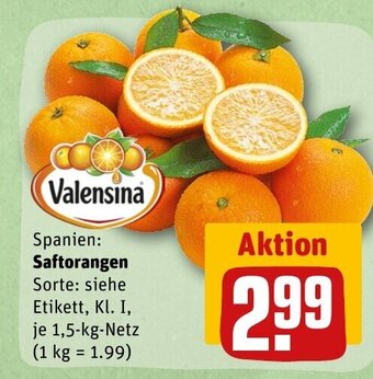 REWE Spanien: Saftorangen tilbud