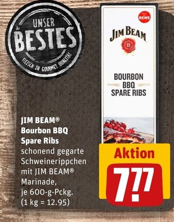 REWE DE JIM BEAMⓇ Bourbon BBQ Spare Ribs tilbud