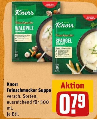 REWE DE Knorr Feinschmecker Suppe tilbud
