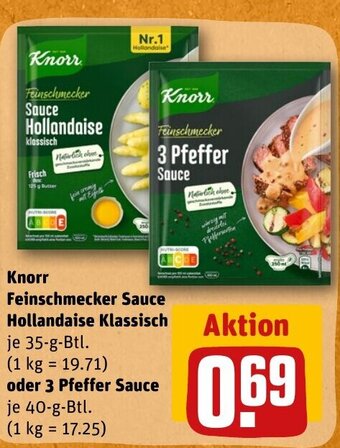 REWE DE Knorr Feinschmecker Sauce Hollandaise klassisch tilbud