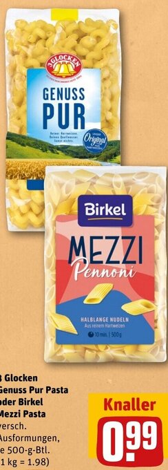 3 Glocken Genuss Pur Pasta oder Birkel Mezzi Pasta
