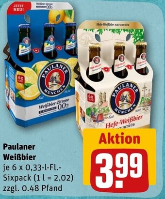 REWE DE Paulaner Weißbier tilbud