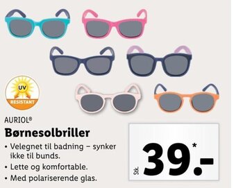 Lidl AURIOL® Børnesolbriller tilbud