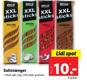 Lidl Saltstænger tilbud