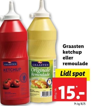 Lidl Graasten ketchup eller remoulade tilbud