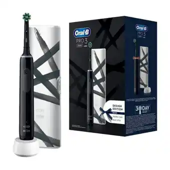 Power Oral-b pro3 3500 gavepakke elektrisk tandbørste, sort tilbud