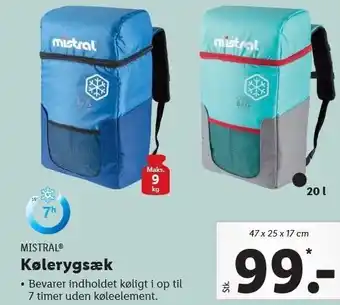 Mistral kølerygsæk