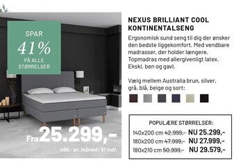 Nexus brilliant cool kontinentalseng