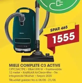 Punkt1 Miele complete c3 active tilbud