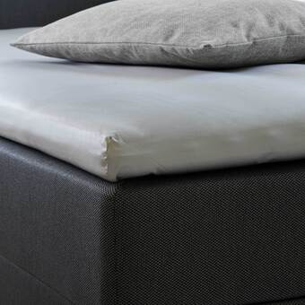 Unikka by drømmeland kuvertlagen 140x200x5 mørkegrå/satin