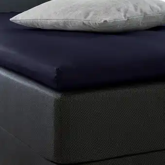 Unikka by drømmeland kuvertlagen 140x200x5-7 mørkeblå/satin