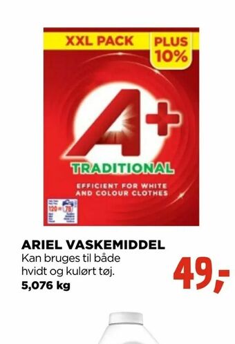 jem & fix Ariel vaskemiddel tilbud