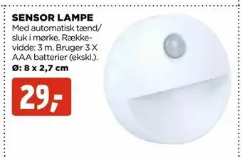 jem & fix Sensor lampe tilbud