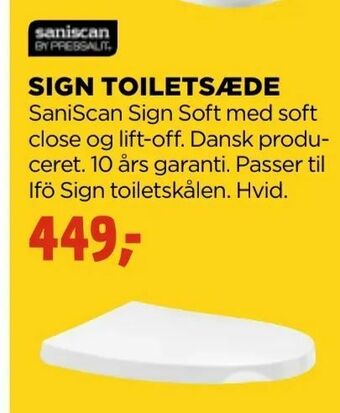 jem & fix Sign toiletsæde tilbud
