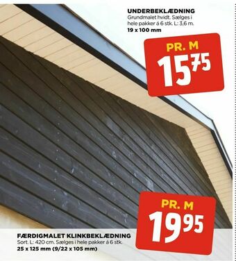 jem & fix Færdigmalet klinkbeklædning tilbud