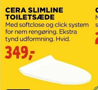 jem & fix Cera slimline toiletsæde tilbud