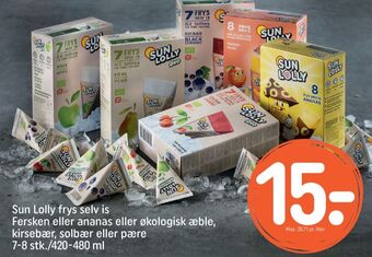 REMA 1000 Sun lolly is frys selv tilbud