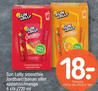 REMA 1000 Sun lolly smoothie appelsin mango tilbud
