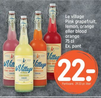 Le village blood orange