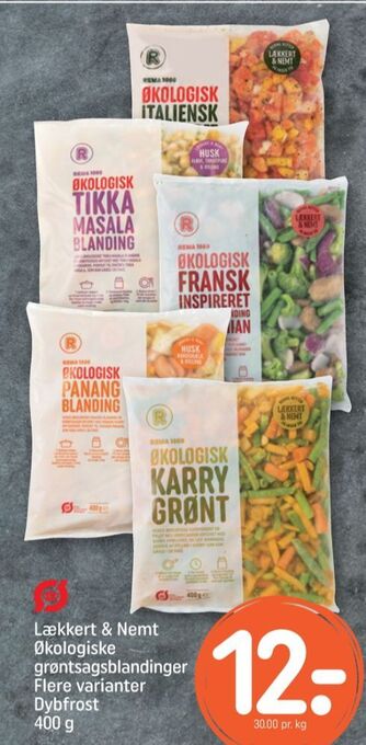 REMA 1000 Rema 1000 grøntsager tilbud
