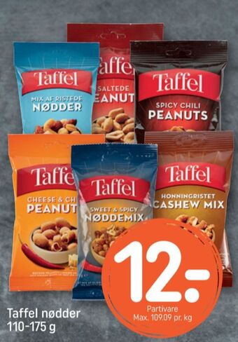 REMA 1000 Taffel peanuts tilbud
