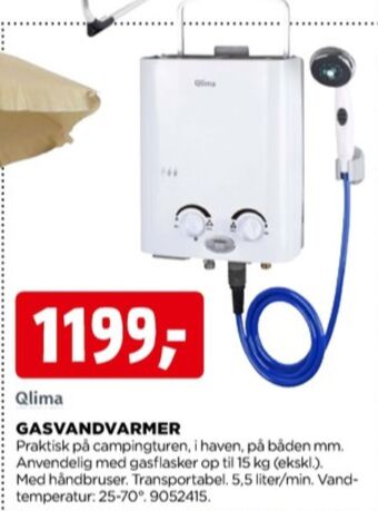 jem & fix Qlima vandvarmer tilbud
