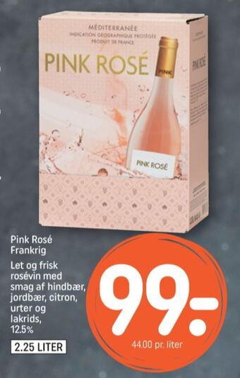 REMA 1000 Ukendt fransk rosévin tilbud