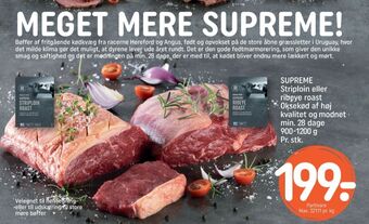 REMA 1000 Supreme oksestriploin tilbud