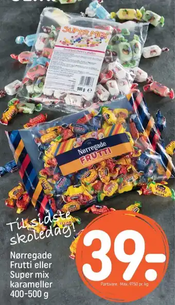REMA 1000 Frutti blandede karameller karameller tilbud