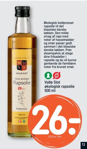 REMA 1000 Vallø slot rapsolie tilbud