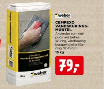 jem & fix Weber mørtel tilbud