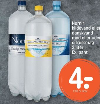 REMA 1000 Nornir danskvand tilbud
