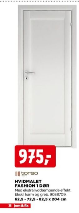 jem & fix Torso dør tilbud