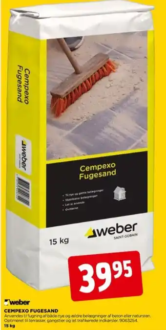 jem & fix Weber fugesand tilbud