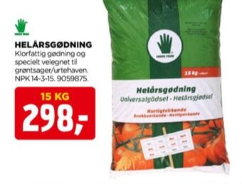 jem & fix Grønne fingre gødning tilbud