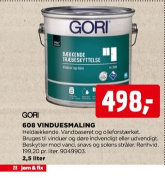 jem & fix Gori træbeskyttelse tilbud