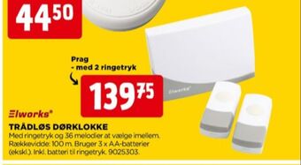 jem & fix Elworks dørklokke tilbud