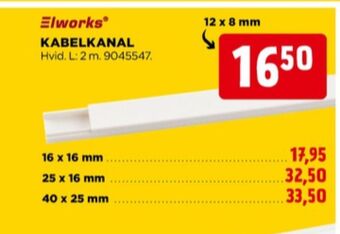 jem & fix Elworks kabelkanaler tilbud