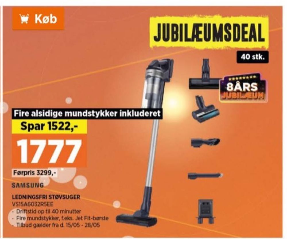 Power Samsung støvsuger tilbud