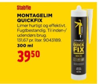 jem & fix Stabile montagelim tilbud