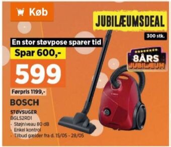 Power Bosch støvsuger tilbud