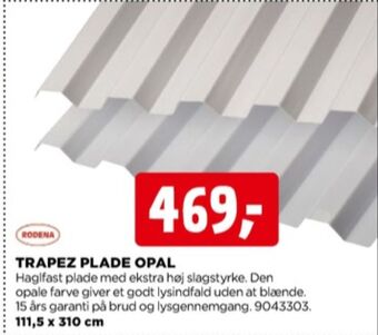 Rodena trapezplader