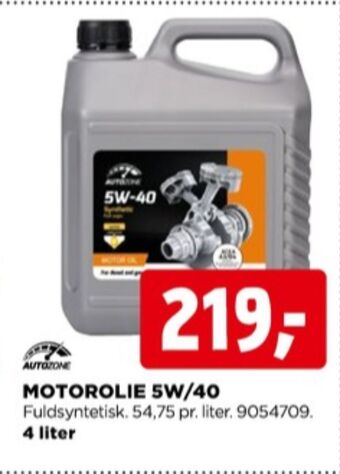 jem & fix Autozone motorolie tilbud